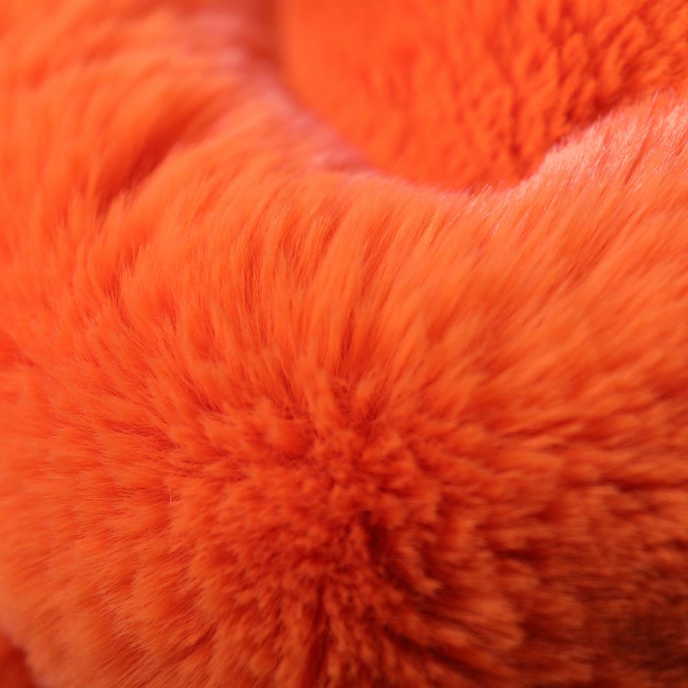 Le Tapis Rouge Paris - orange acidulé | Collection Intemporels - Marque de Tapis de luxe en fourrure synthétique pour chien et chat 